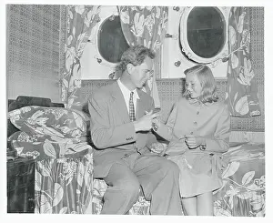 Pia Lindstrom and Her Father
