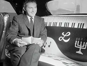 Liberace Prints: Pianist Liberace Inside His Car