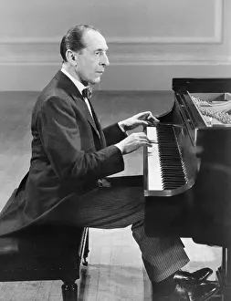 Pianist Vladimir Horowitz at the Piano