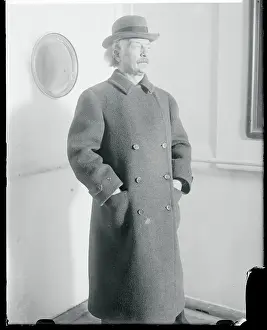 Piano Player Ignatz Paderewski Near Liner Window