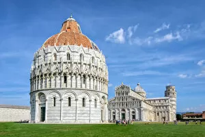 Romanesque Collection: Piazza dei Miracoli, Square Of Miracles, Pisa