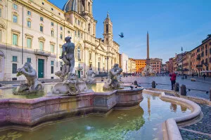 Historical Collection: Piazza Navona, Rome, Lazio, Italy