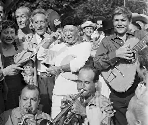 Picasso and Cocteau at Mock Bullfight