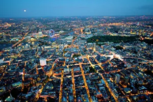 Lights Gallery: Piccadilly Circus and River Thames at night, Londo