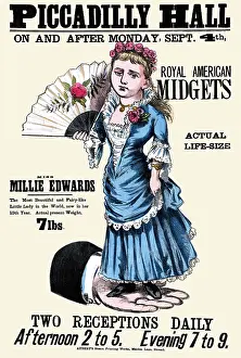 Miniature Prints: Piccadilly Hall: Miss Millie Edwards
