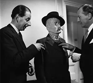 Prints of 28th February 1953: On the left actor Geoffrey Sumner (1908 - 1989) learning how to pick a pocket for his role in a Rank film, Always a Bride' A Photographic Legacy: Pick Pocket