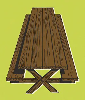 Summertime Prints: Picnic Table