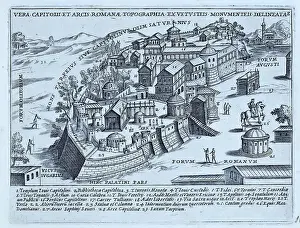 Commemorating Prints: A pictorial map with topography