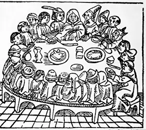 Pilgrim Prints: Picture Of The Canterbury Pilgrams