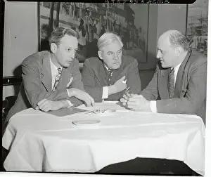 Picture of Harry Thayer, James Conzelman and George Halas