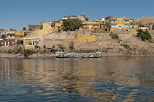Images Dated 1st January 2016: The picturesque Shallal village on Lake Nasser