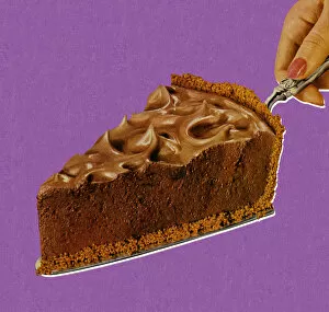 Unhealthy Eating Gallery: Piece of Chocolate Pie