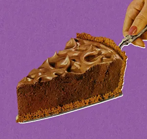 Unhealthy Eating Gallery: Piece of Chocolate Pie