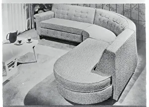 A Three Piece Sectional Sofa