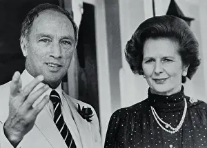 Pierre Elliott Trudeau and Margaret Thatcher