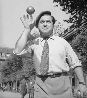 Pierre Gianotti Playing Petanque