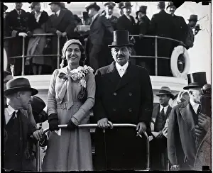 Pierre Laval And Daughter On Boat
