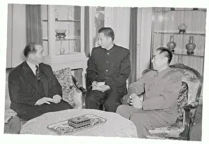 Pierre Mendes-France with Chou-En-Lai