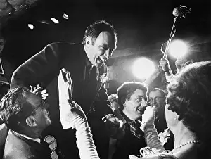 Hull Prints: Pierre Trudeau Lifted Into the Air