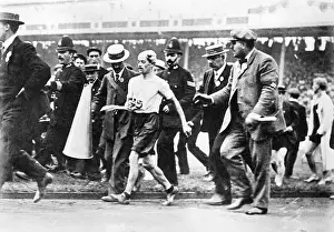 Surrounding Prints: Pietri Dorando Olympic Marathon Runner
