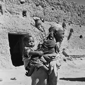 Moroccan Prints: Piggyback Ride