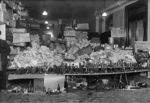 Heroin Prints: Pile of Confiscated Drugs and Paraphernalia