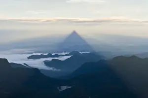 Stefan Auth Travel Photography Prints: Pilgrim mountain, sun creating a triangle shadow in the landscape