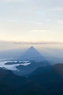 Stefan Auth Travel Photography Prints: Pilgrim mountain, sun creating a triangle shadow in the landscape