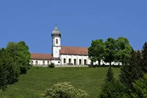 Images Dated 20th May 2012: Pilgrimage Church of the Assumption, Hohenpeissenberg, Pfaffenwinkel region, Upper Bavaria