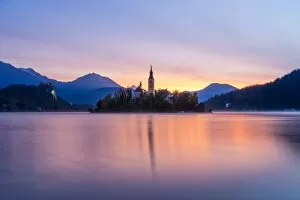 Images Dated 13th October 2016: Pilgrimage Church of the Assumption of Maria in Lake Bled