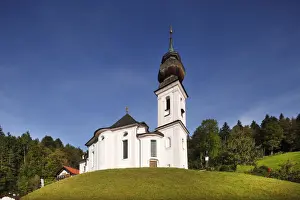 Oberbayern Prints: Pilgrimage church of Maria Gern in Berchtesgaden