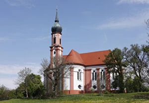 Images Dated 2nd May 2011: Pilgrimage Church of Our Sorrowful Mother, Vilgertshofen, Pfaffenwinkel, Upper Bavaria, Bavaria