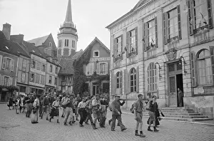 Pilgrims in Vezelay