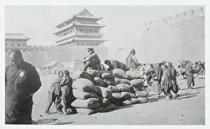 Beijing Prints: Piling of Food for Soldiers