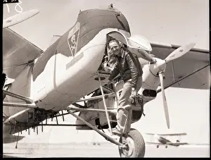 Bomber Prints: Pilot Enters Douglas Bomber Through Nose