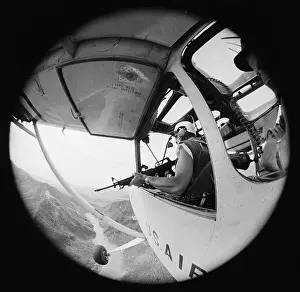 Intelligence Specialist Prints: Pilot Holding M16 Rifle