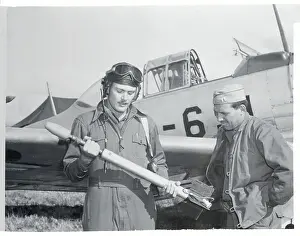 Pilot Holding Rocket