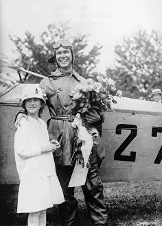 Congratulating Prints: Pilot James C. Edgerton and His Sister Elizabeth