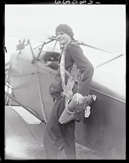 Pilot Readying For Flight