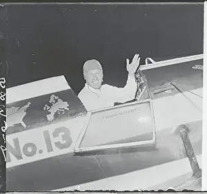 Pilot Waving from Plane