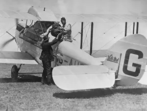 Piloting Mail Carrier Receiving His Load