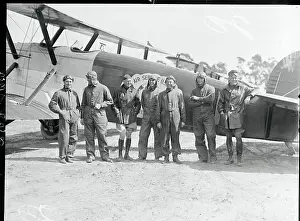 Pilots Beside Aircraft