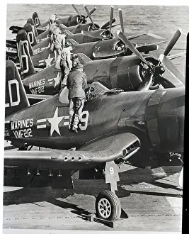 Cockpit Prints: Pilots Check Plane Cockpit Harnesses