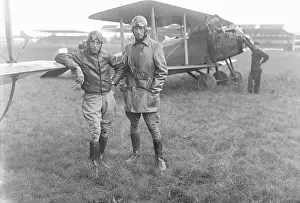 Pilots Stading by Their Planes