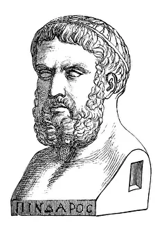Morality Prints: Pindar ( circa 518a circa 438 bc ), Greek lyric poet