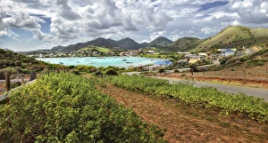 Turquoise Colored Collection: Pinel Island Pinel Bay Saint Martin Sint Maarten Caribbean