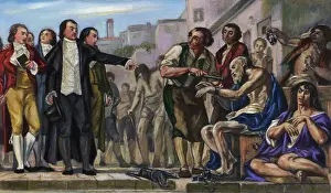 Doctor Prints: Pinel Removing the Chains by Charles Muller