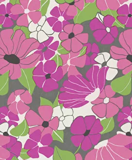 Pink Color Gallery: Pink Floral Pattern