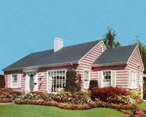 Residential Structure Prints: Pink House