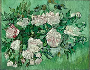 Prints of Pink Roses. Found in the Collection of Ny Carlsberg Glyptotek. (Photo by Fine Art Images/Heritage Images/Getty Images) Echoes of Genius: Timeless Reproductions of a Master’s Vision: Pink Roses